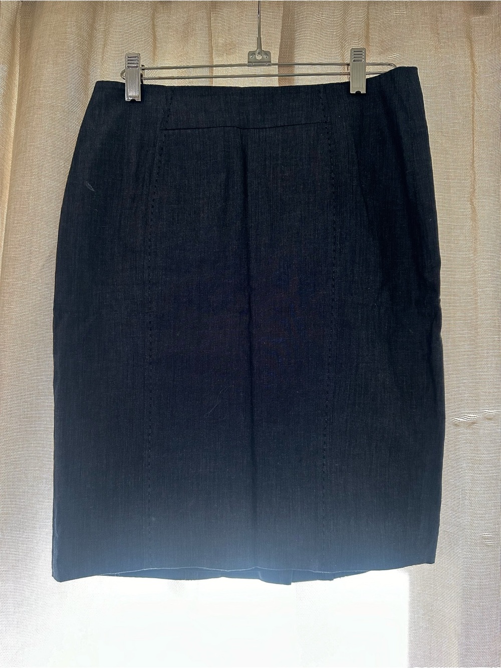 Loft Petite 2 Classic Dark Denim Women's Pencil Skirt